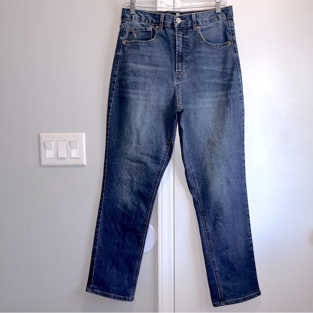 Frye High Rise Slim Straight Leg Jeans